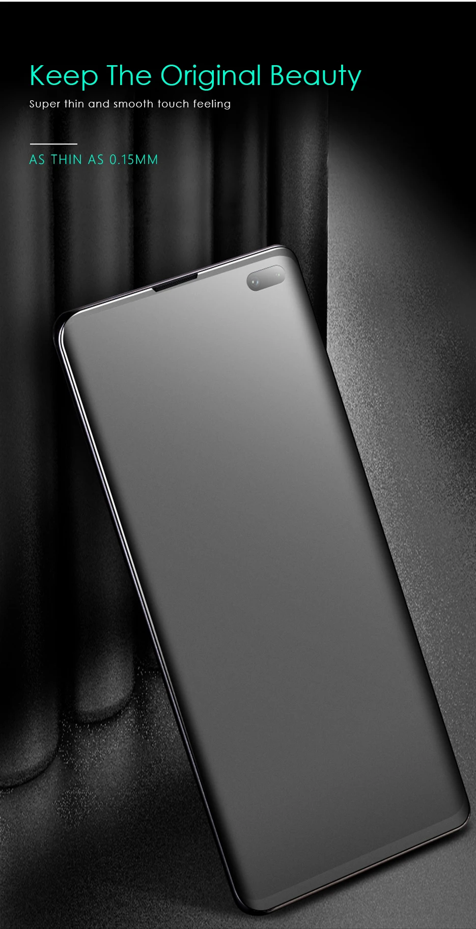 CHYI изогнутая Защитная пленка для экрана samsung s10 plus матовая Гидрогелевая пленка для galaxy note 10 5G s8 s9 plus защита экрана не темп