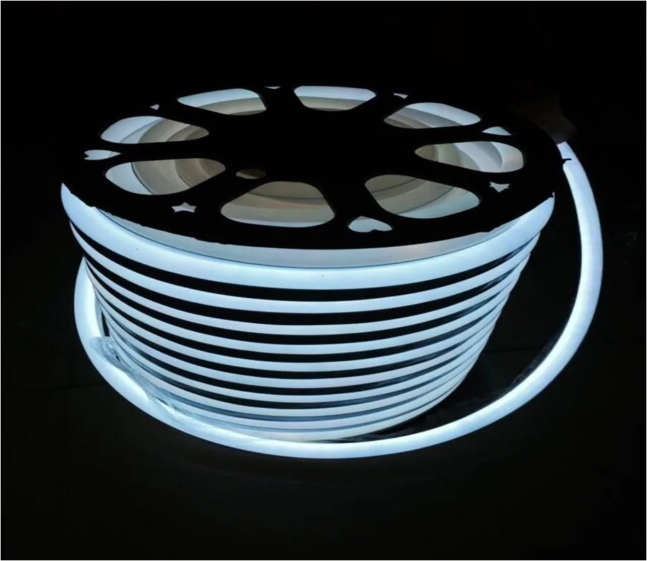 Светодиодная неоновая Гибкая лампа 2835 SMD вход DC24V 120 светодиодов/м размер: 11*20 мм