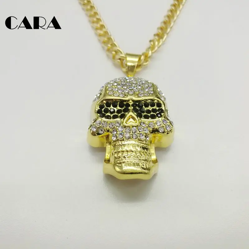 Ожерелье мужское из цинкового сплава с подвеской в виде черепа | Украшения и