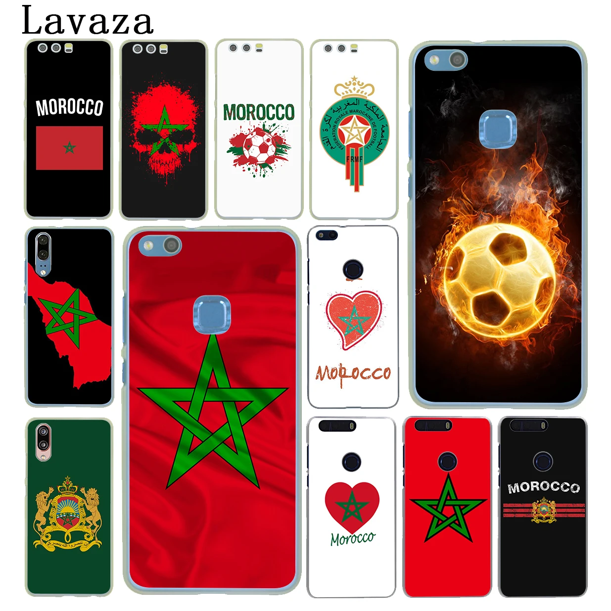 Чехол с флагом Lavaza Morocco Soccer football для Huawei Y9 Y7 Prime 2018 2019 Honor 20 10 8 8A 8X 9X 9 Lite 7C 7X 7A Pro |