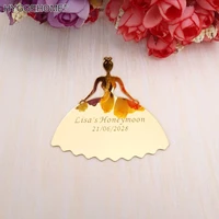 custom wedding 30pcs 10cm mirror bride tags card personalized lovers name date bridal favors guest gifts party decor supplies