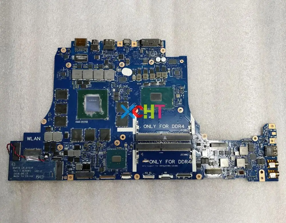 Для Dell Alienware 17 R4 CN 0VWNM2 VWNM2 BAP10 LA D751P i7 6700HQ Процессор GTX1070M GPU материнская плата для