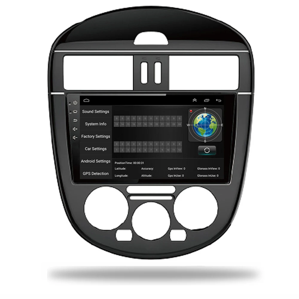 Автомобильный gps радио плеер для Nissan Tiida 2011-2015 Автомобильная