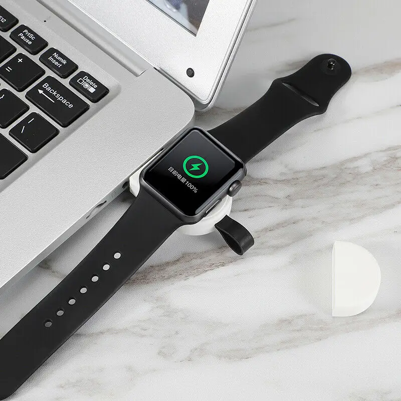Портативное магнитное Беспроводное зарядное устройство USB для Apple Watch iwatch Series 1 2 3 4