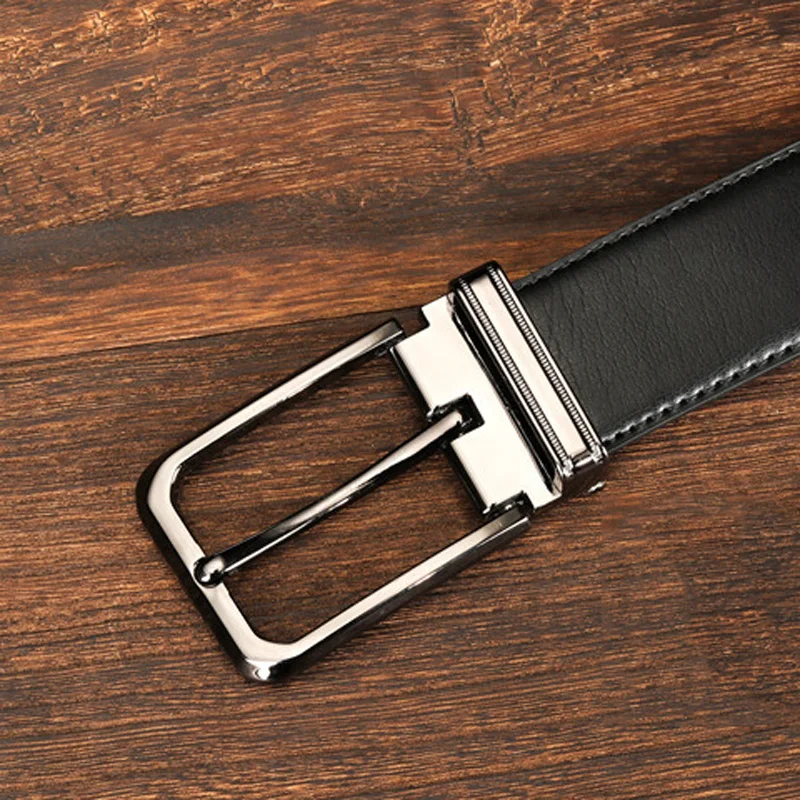 Корейский дизайн новый весенний кожаный ремень для мужчин пряжка с двойным лицом