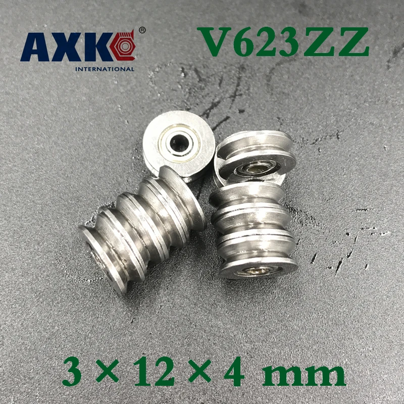 Axk V623zz 623vv 623 V паз глубокий шаровой подшипник 3x12x4 мм следы ходьба направляющие