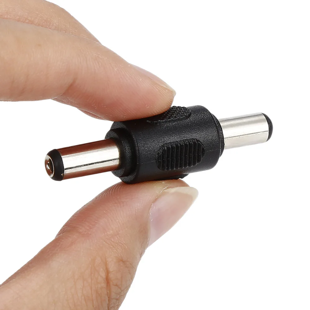 

New 5.5mm x 2.1mm Male Plug to 5.5mmx2.1mm Male DC Power Plug Adapter Connector Adapter Gadget for Computer Laptop