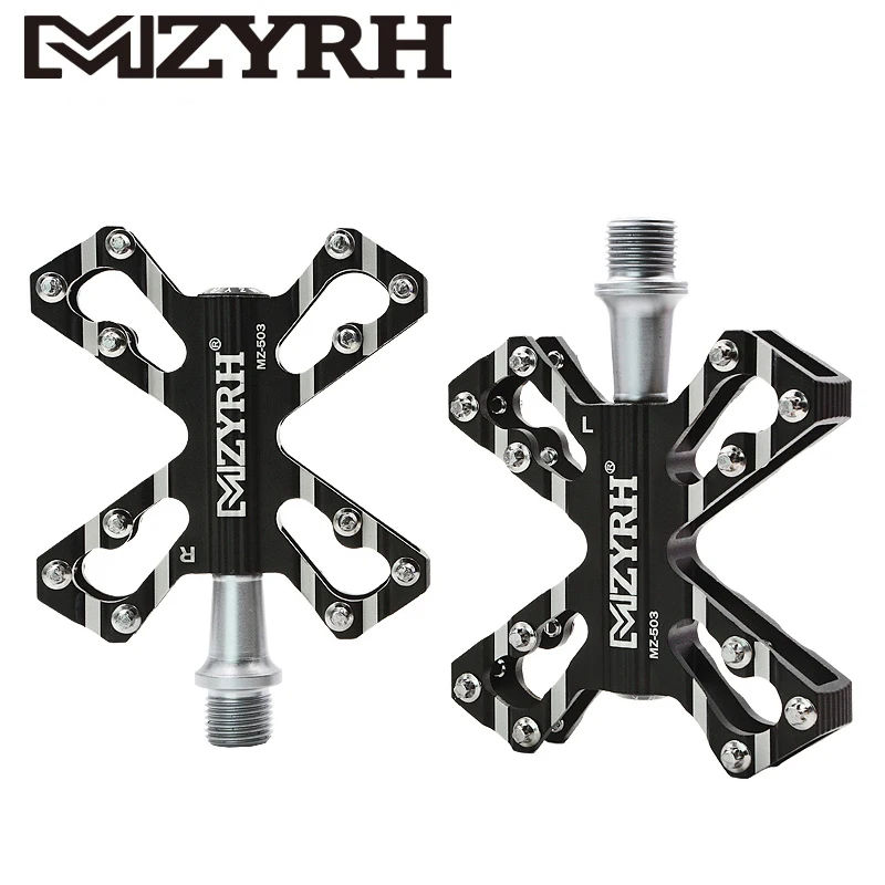 MZYRH 503 велосипедные педали MTB горный велосипед Подшипник педали с ЧПУ обработанный алюминиевый сплав сверхлегкие педали Аксессуары для дорожного велосипеда