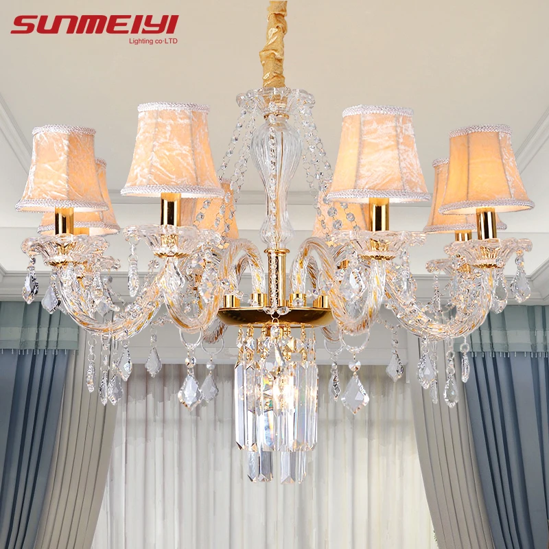 Современная хрустальная люстра освещение для кухни спальни арт-деко