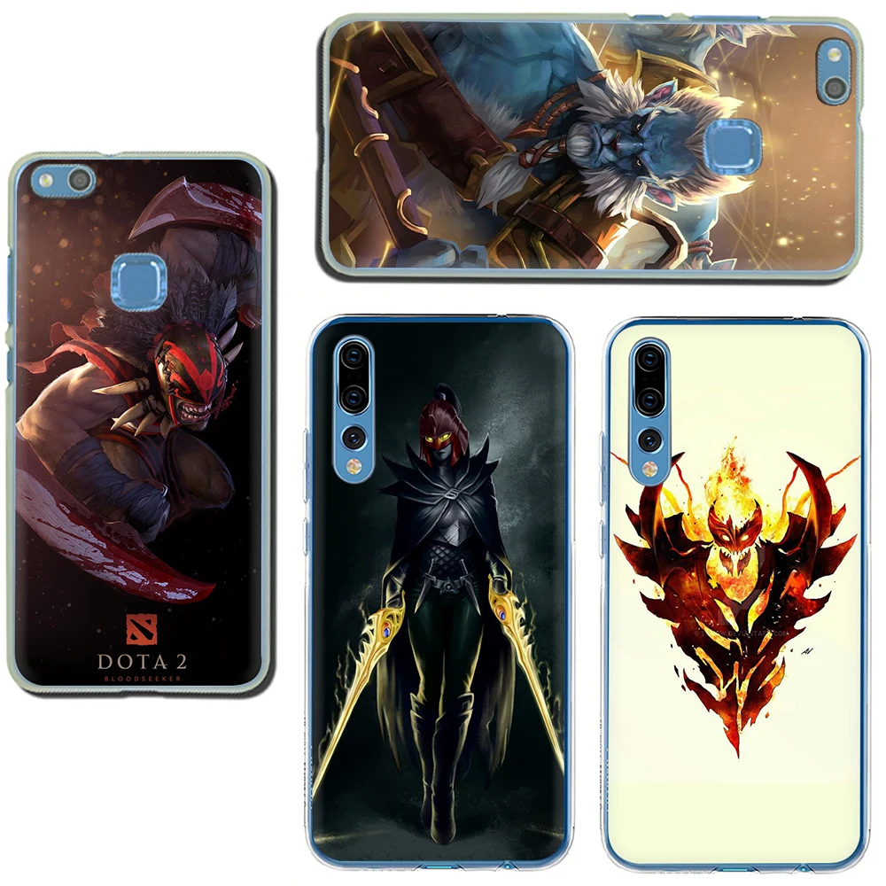 Dota 2 герои жесткий чехол для телефона для huawei Honor play 10 8C 8X8 9 Lite 7C 7X 6A 7A 6C вид 20 9X Pro