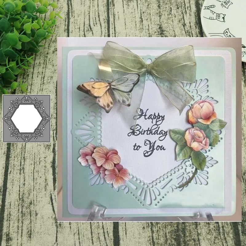 Кружевные металлические Вырубные штампы вырезанные формы для украшения