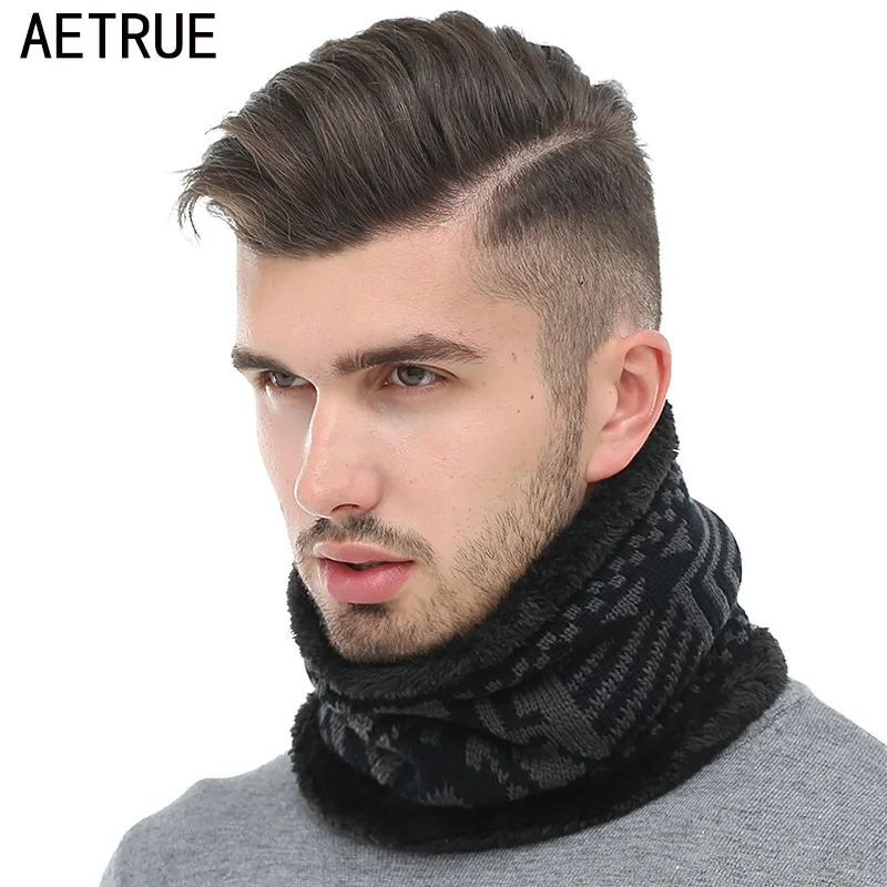 

Шарф AETRUE мужской, женский, зимний, мягкий, с принтом