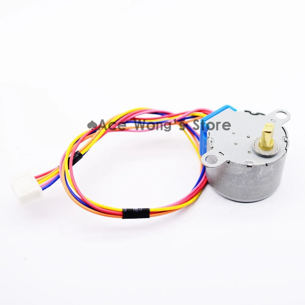 Free shipping(5PCS/LOT) 5V 4-phase 5-wire stepper motor gear 28BYJ-48-5V Micro Mini Electric Step Motor for PIC 51 AVR | Обустройство