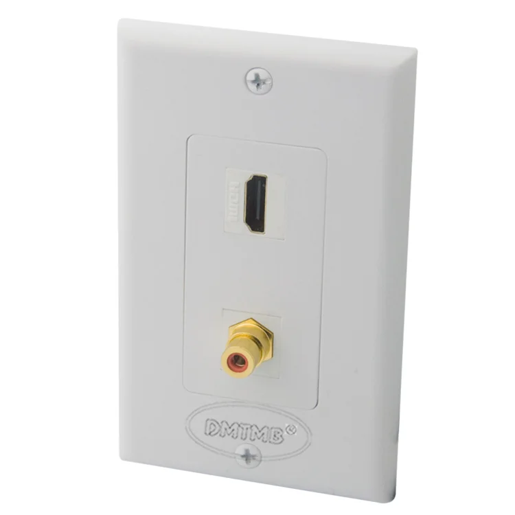 

HDMI RCA wall plate with female to female connector