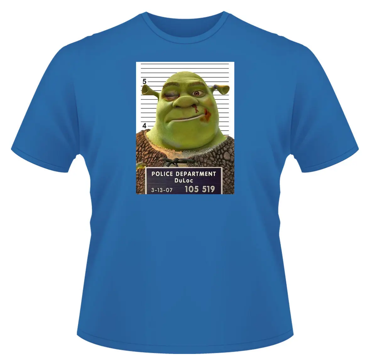 Мужская футболка Shrek Mug Shot Забавный идеальный подарок на день рождения или новые
