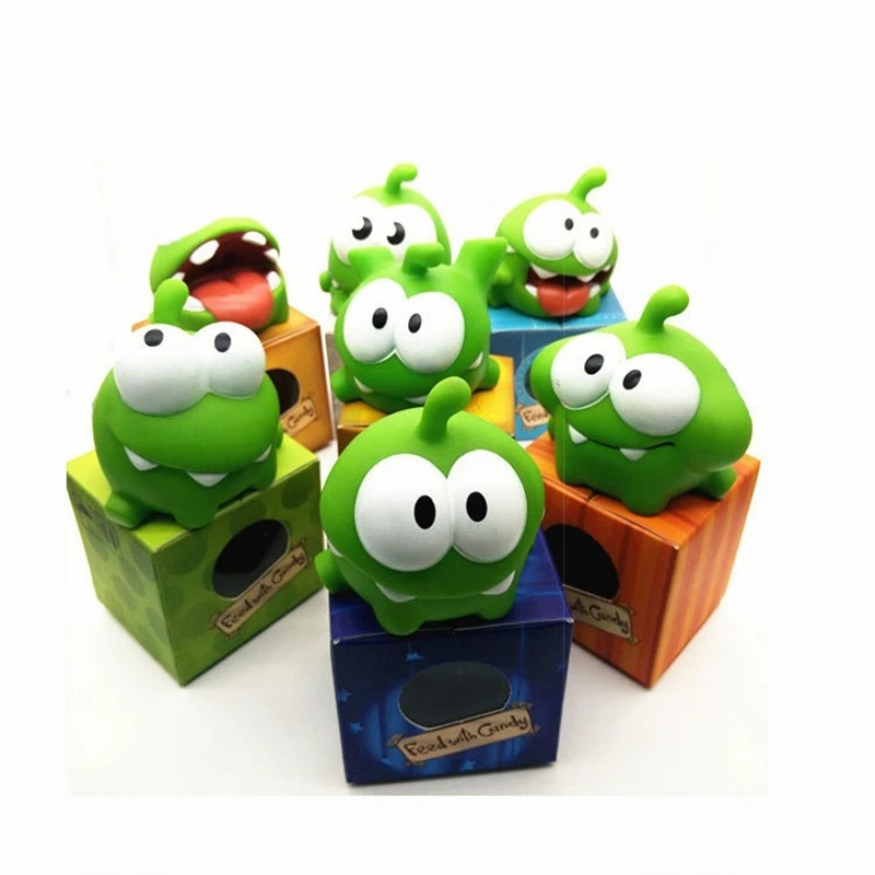 Случайный 1 шт. Режьте веревку OM NOM конфеты гуляющий монстр игрушка фигурка со