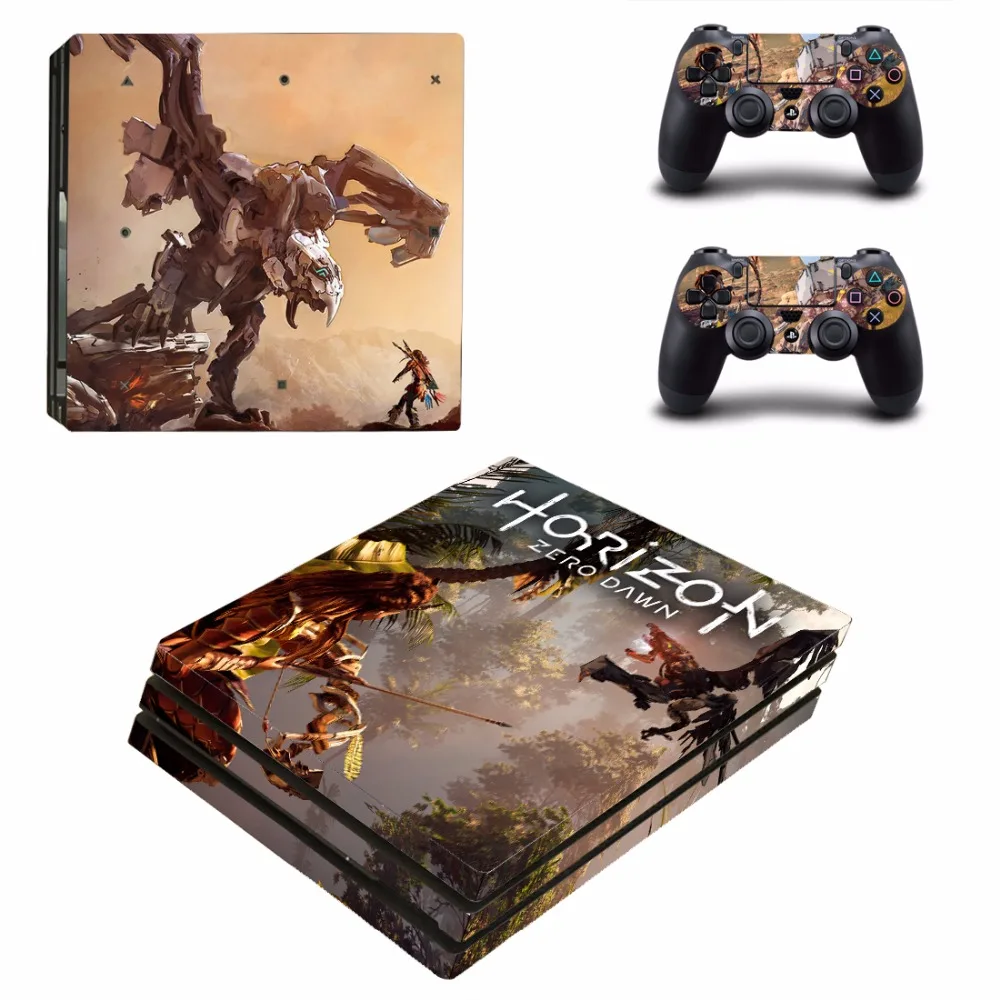 Horizon Zero Dawn наклейка КОЖА Стикеры для sony Playstation 4 PS4 Pro продвижение консоли+ 2 шт. контроллер(11 моделей