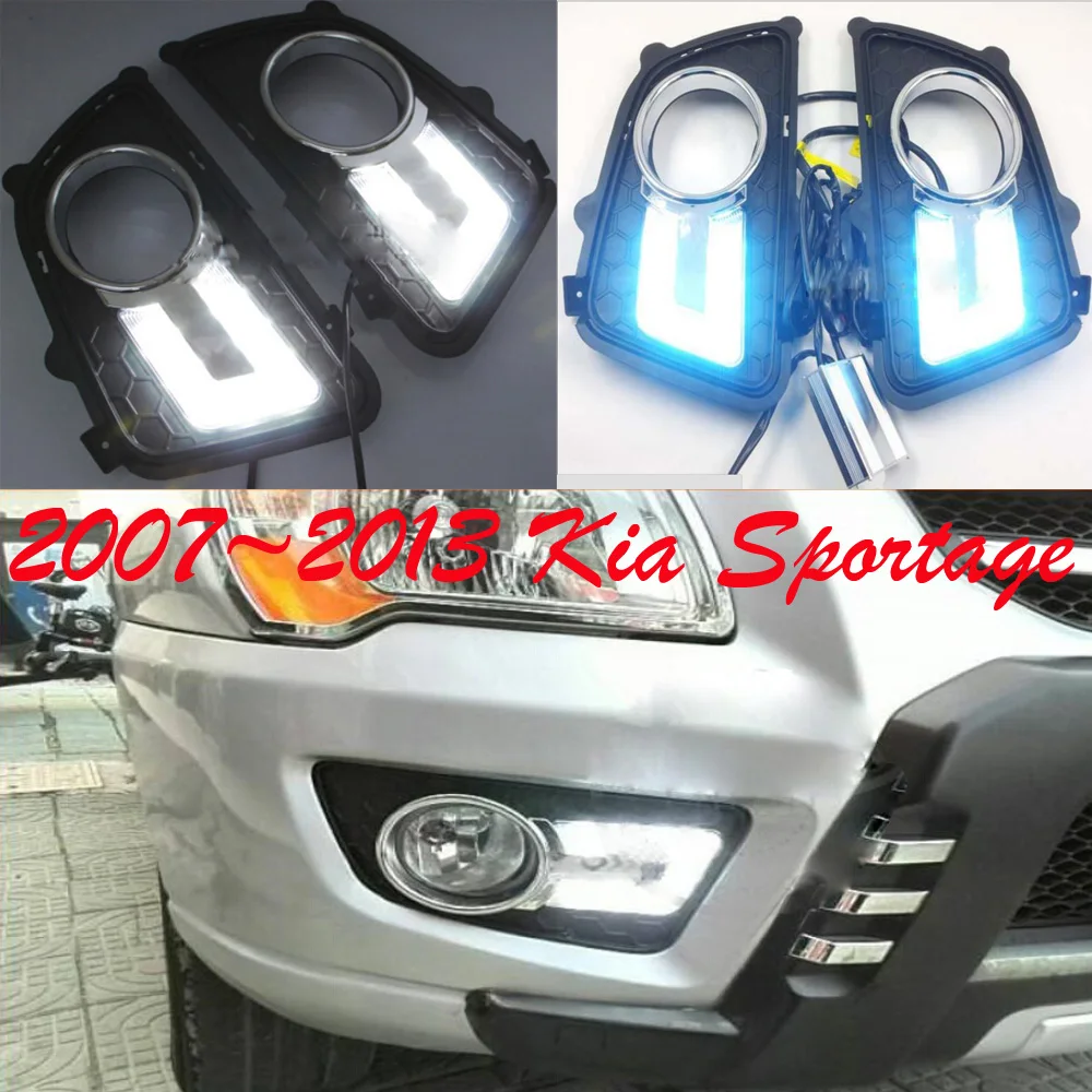 Светодиодный 2007 ~ 2013 ОАК Sportage Дневной светильник туман головной душа spectora k5 sorento kx5