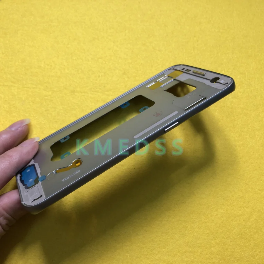 Полный корпус чехол для Samsung Galaxy S7 G930 G930F ЖК панель средняя рамка Крышка