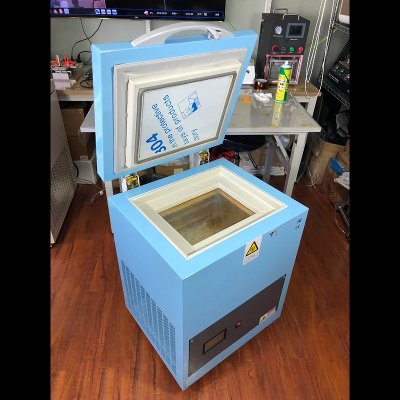 Новейший TBK Профессиональный mass-180c lcd сенсорный экран морозильная разделительная машина ЖК-панель замороженный сепаратор машина для края