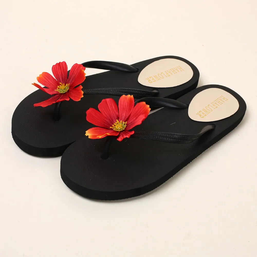 2017 женские летние шлепанцы HAHAFLOWER пляжные сандалии Тапочки модная богемная обувь