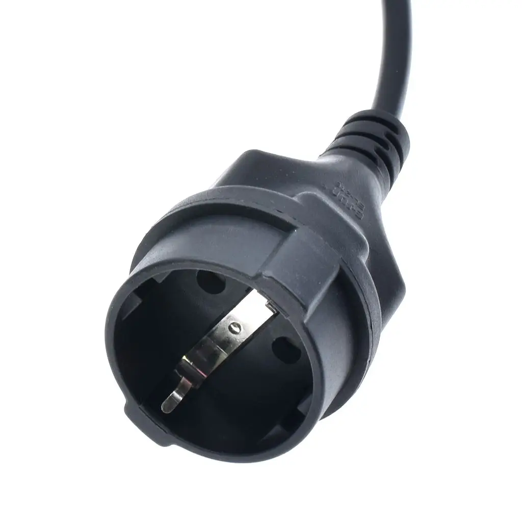 PDU мощность свинцовый UPS шнур питания IEC 320 прямоугольный C14 в Европейский Schuko CEE7/3 розетка адаптер удлинитель