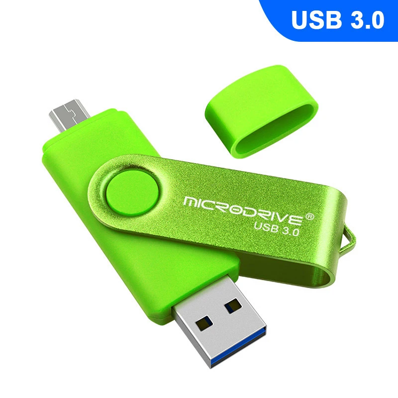 OTG USB флеш накопитель cle usb otg u диск 32g для телефона Android ручка 3 0 металлические