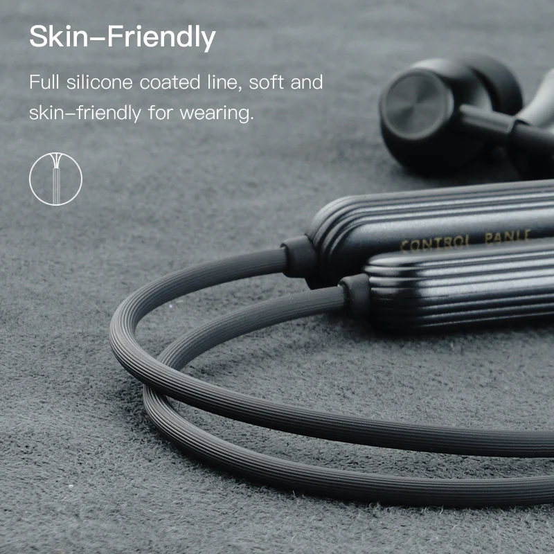Whizzer J2 ожерелье Bluetooth наушники беспроводные наушники с микрофоном и встроенным управлением Молодежная версия ожерелье Bluetooth гарнитуры