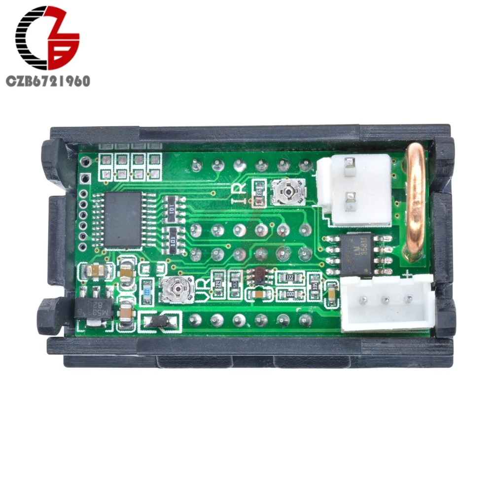 

DC 0-200V 10A 0.56" Inch LED Digital Voltmeter Ammeter 4 Bit 5 Wires Car Motorcycle Current Voltage Meter Tester Dual Display