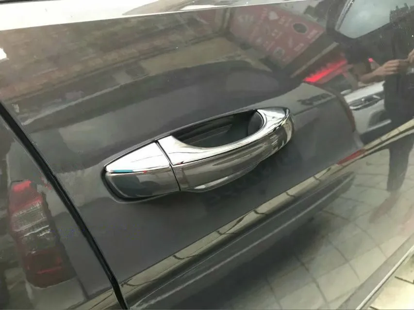 8 шт. хромированные автомобильные наклейки на дверную ручку для Volkswagen VW Teramont Atlas