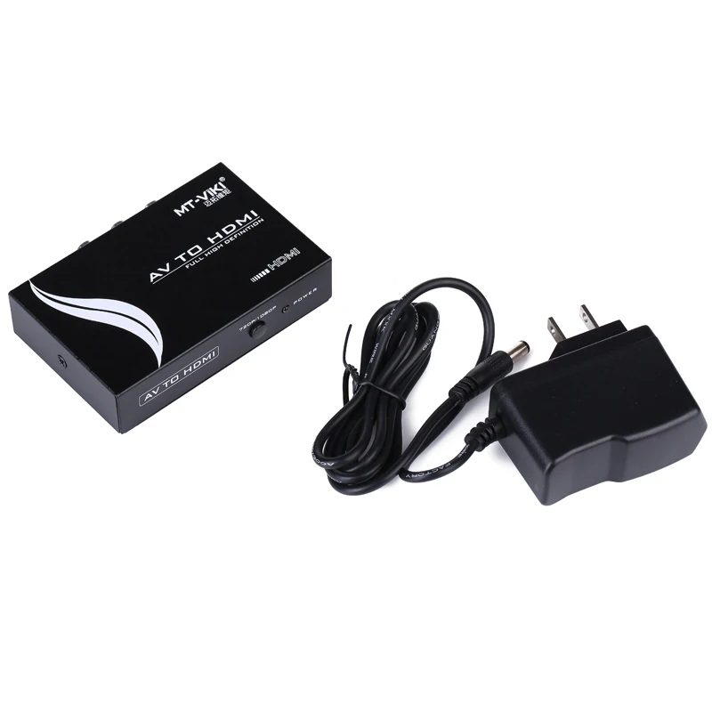 Фото Преобразователь AV в HDMI RCA, аналоговые аудио и видео в HDMI адаптер FHD 720P 1080P, опциональный гребешок AV2HDMI MT-Viki AH312 №4