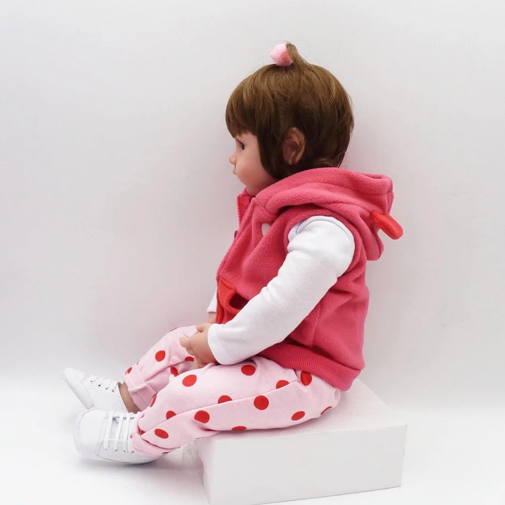 Игрушки для малышей Reborn Baby Doll 48 см мягкие силиконовые перерожденные куклы