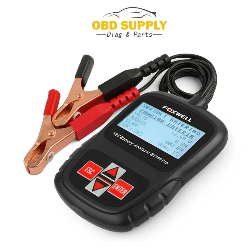FOXWELL Автомобильный анализатор BT100 PRO 6 V 12 автомобильный аккумулятор тестовый