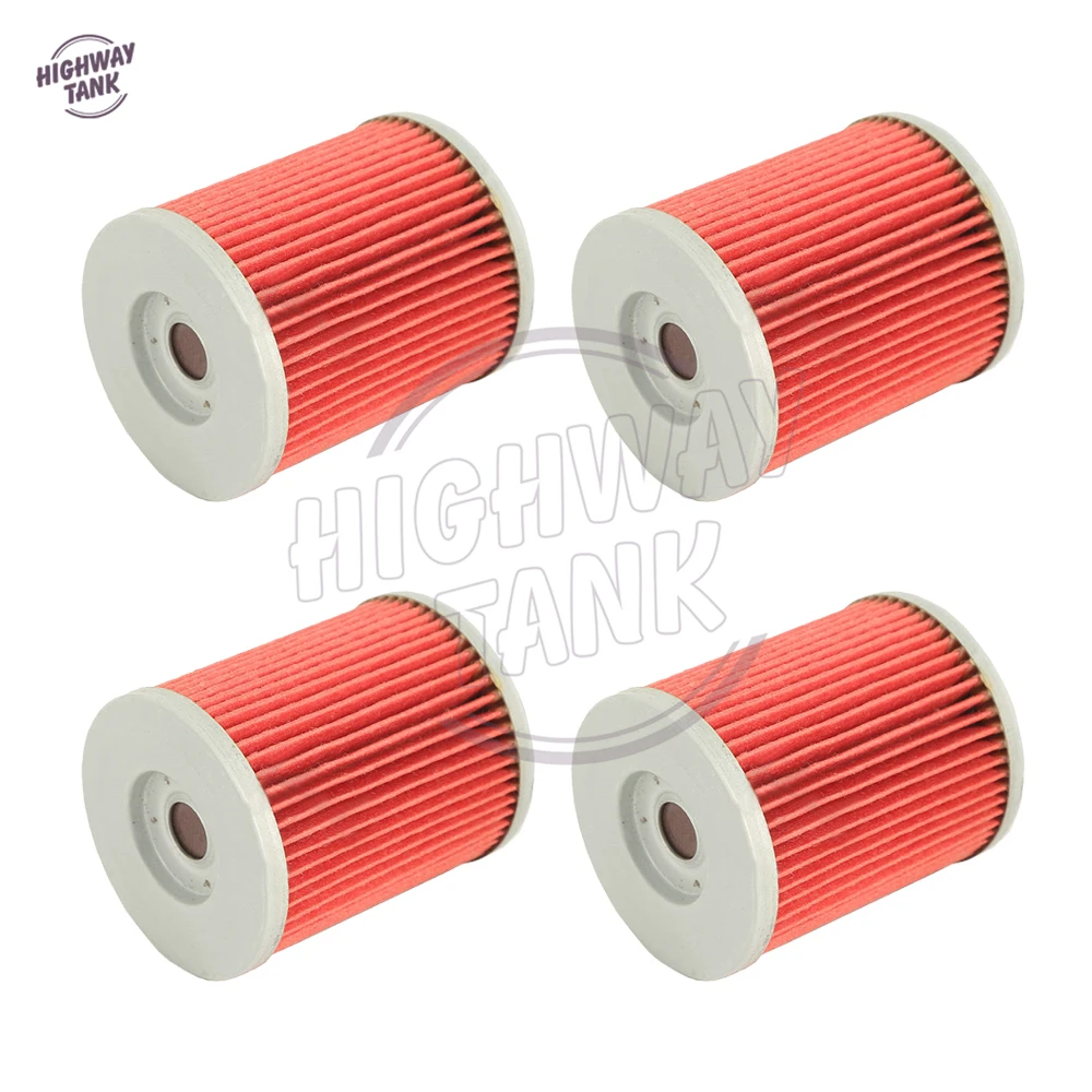 

4 Pcs Motorcycle Engine Oil Filter Case for 2011 CAN-AM SSV1000 COMMANDER 1000 APRILIA 650