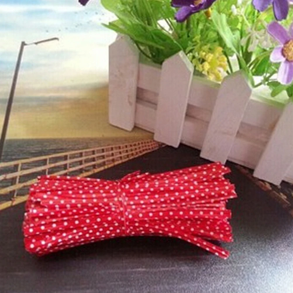 100 шт./упак. карамельные металлические точечные завязки проволочные виолончели