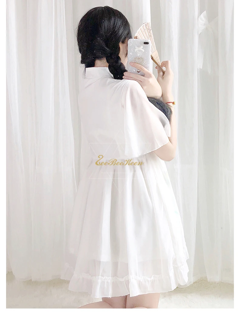 Женское шифоновое платье Hanfu милое для косплея в стиле китайской республики