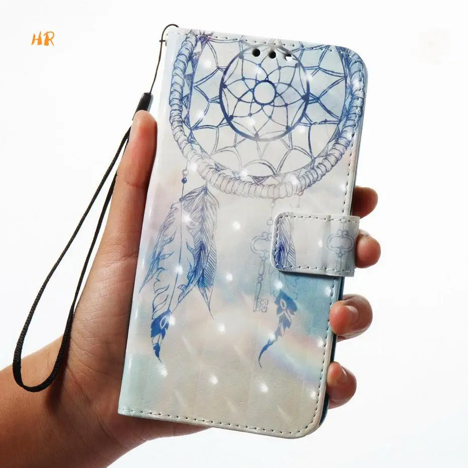 3D окрашенный чехол для Huawei mate 10 Pro кошелек PU кожаный телефона Lite Nova2i Honor 9i откидная