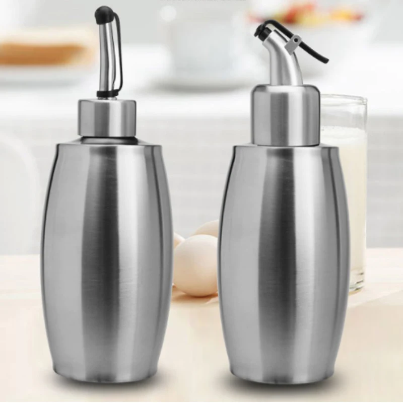 Форма регби Герметичная Бутылка для масла практичная нержавеющая сталь уксус