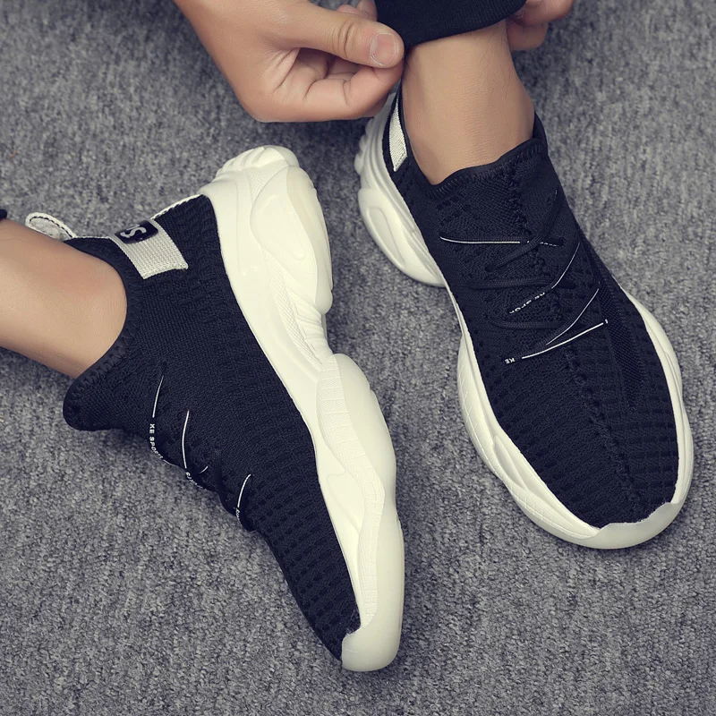 2020 Men Sneakers High Quality Fashion Mesh Male Comfortable Breathable Casual Shoes #ZC9901 | Обувь