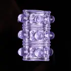 Мужское Силиконовое кольцо для пениса, кольцо для пениса с увеличенным рукавом, Кольца для пениса, секс продукты, задержка эякуляции, кольцо для блокировки на игрушка пенис для взрослых мужчин