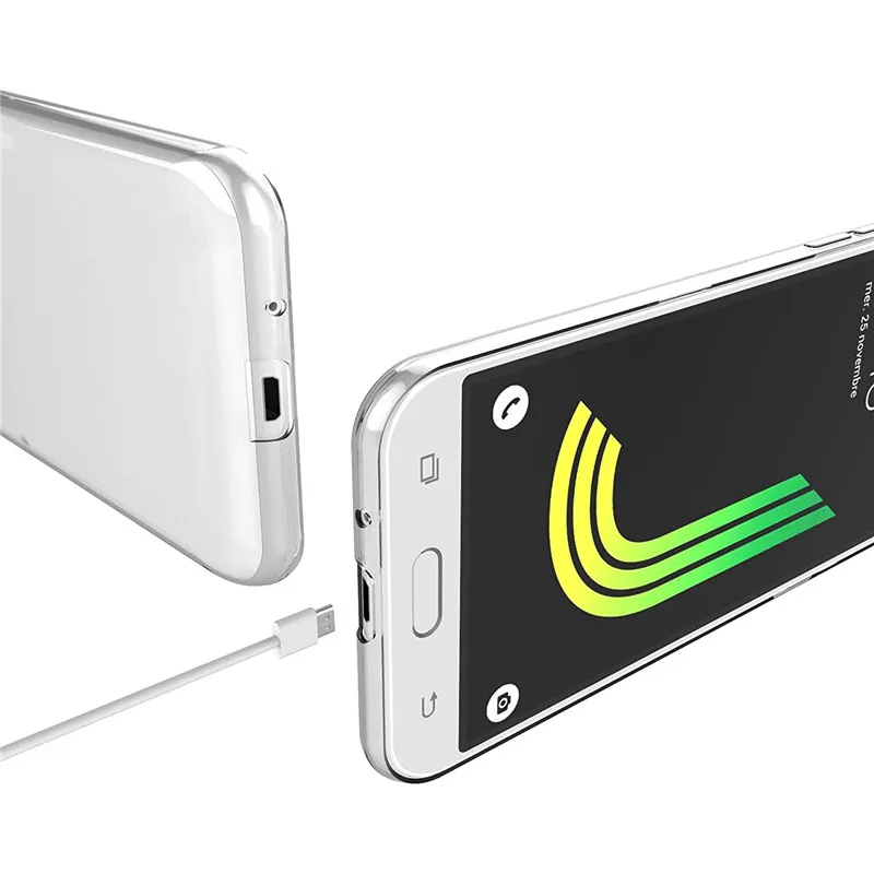 Для samsung J3 2016 корпус смартфона ультра тонкий мягкий силиконовый гелевый