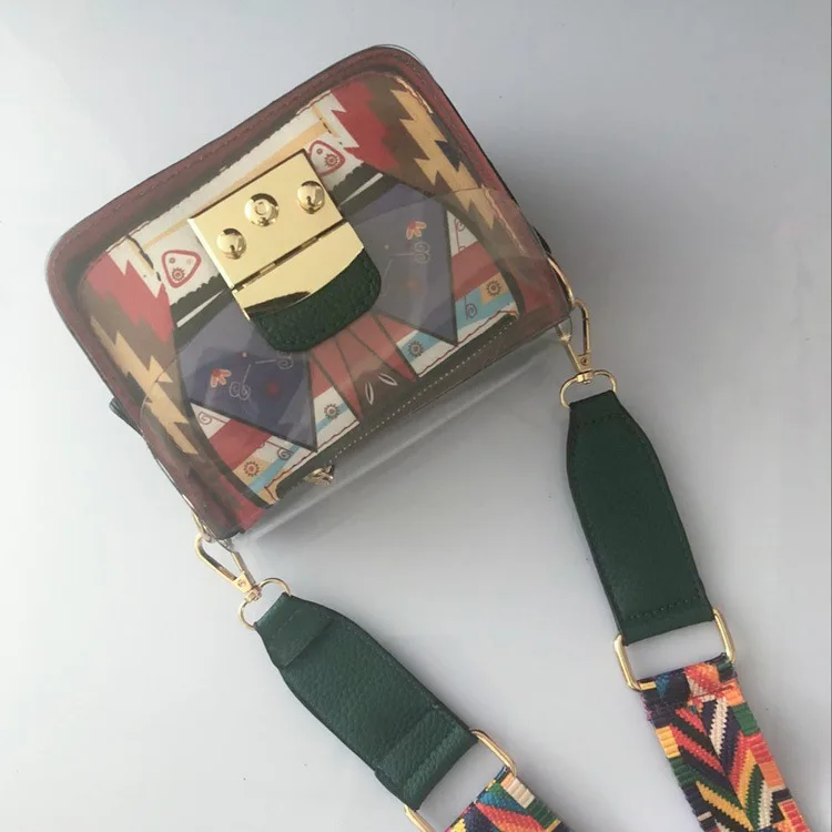 2019 модная Новая прозрачная сумка Женская милый кошелек ширина с мини-сумка через