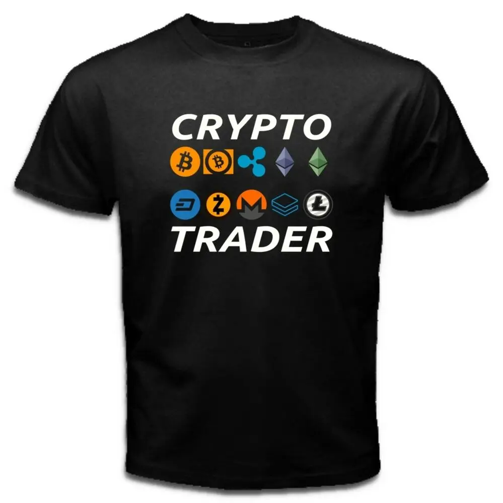 Крипто трейдер Litecoin Биткоин эфириум валюта криптовалюта футболка Ctr 2019 новые