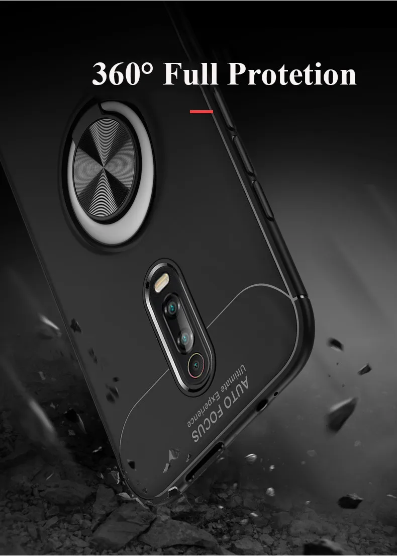 Роскошный защитный чехол для Xiaomi mi 9 T, чехол с магнитным кольцом, силиконовый чехол для Xiaomi mi 9T mi 9T Pro, чехол s Fundas