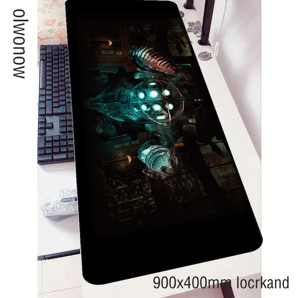 Коврик для мыши bioshock геймер толстый 90x40 см notbook игровой коврик большой