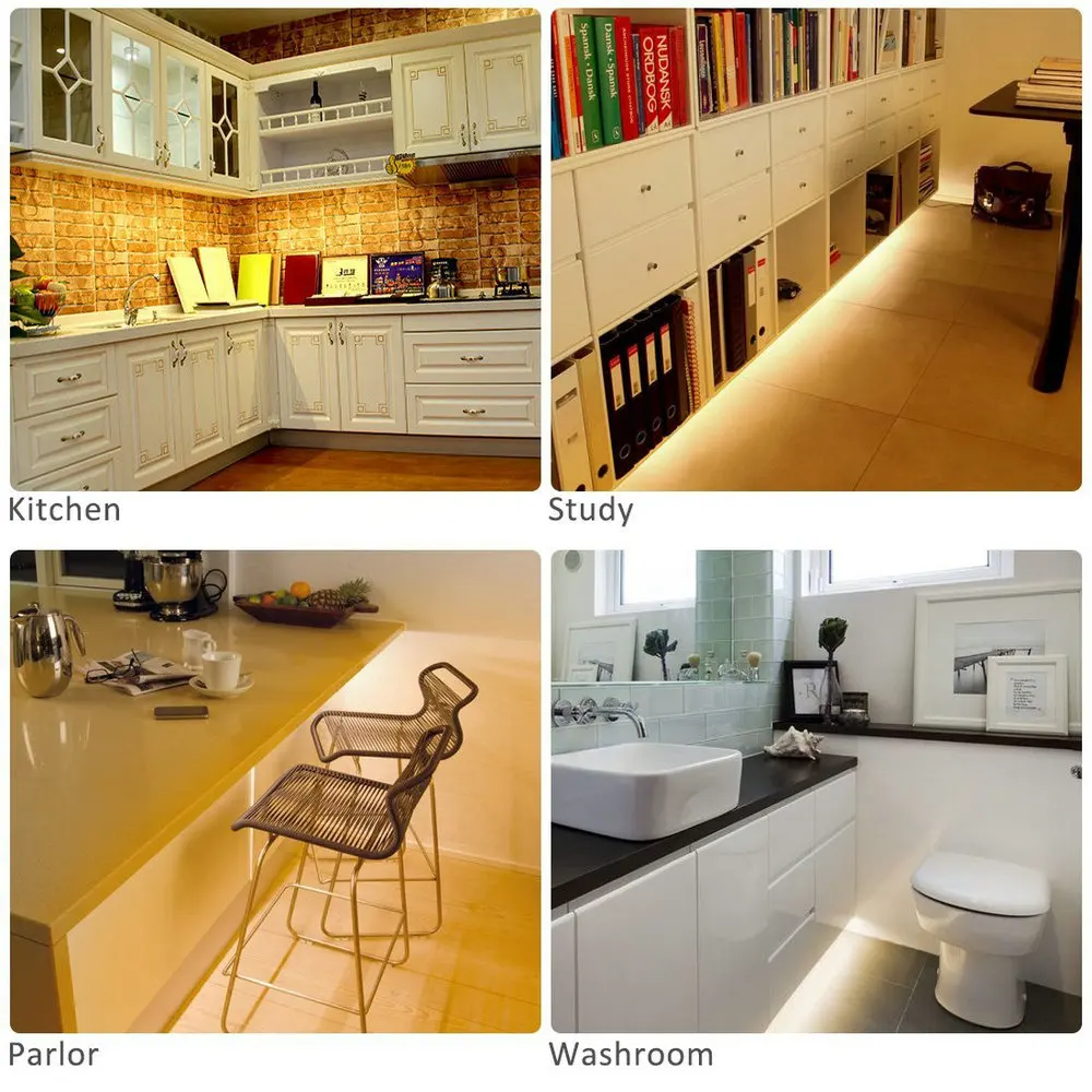 Светодиодный ночной Светильник полосы Смарт Включить от fita de LED luz