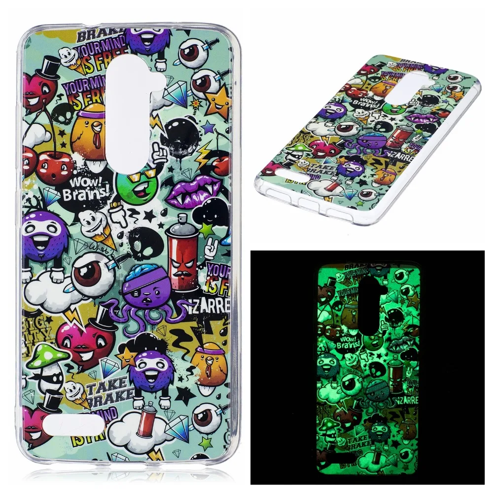TPU Luminous Case for coque ZTE Z Max Pro Z981 Silicone Cover fundas Zmax Silicon 6 inch |