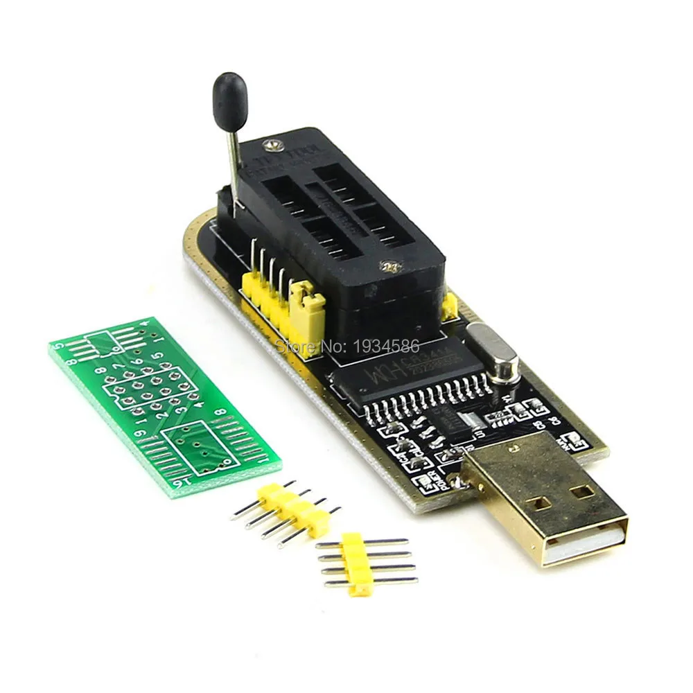 CH341A чип горелки 24 EEPROM BIOS Writer 25 SPI LCD Flash USB программатор с программным обеспечением