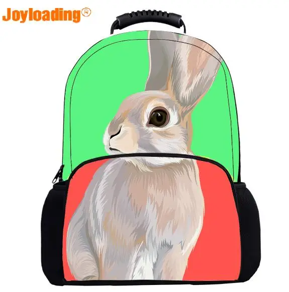 Joyloading Стильный 3D милый красочный мультяшный кролик животные Детский рюкзак