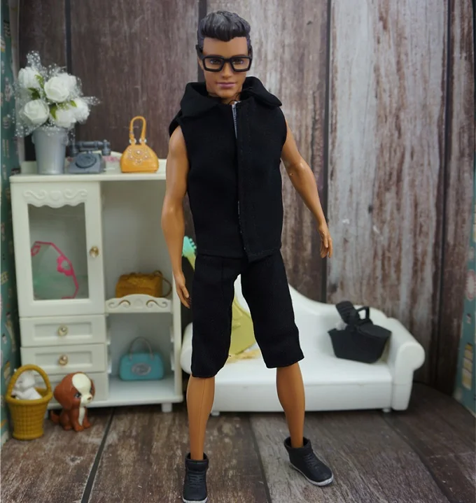 Модные детские игрушки, подарок для девочек, кукла для мальчика, аксессуары, комплект повседневной одежды, партия одежды для куклы, парень Барби, 1/6 Кен